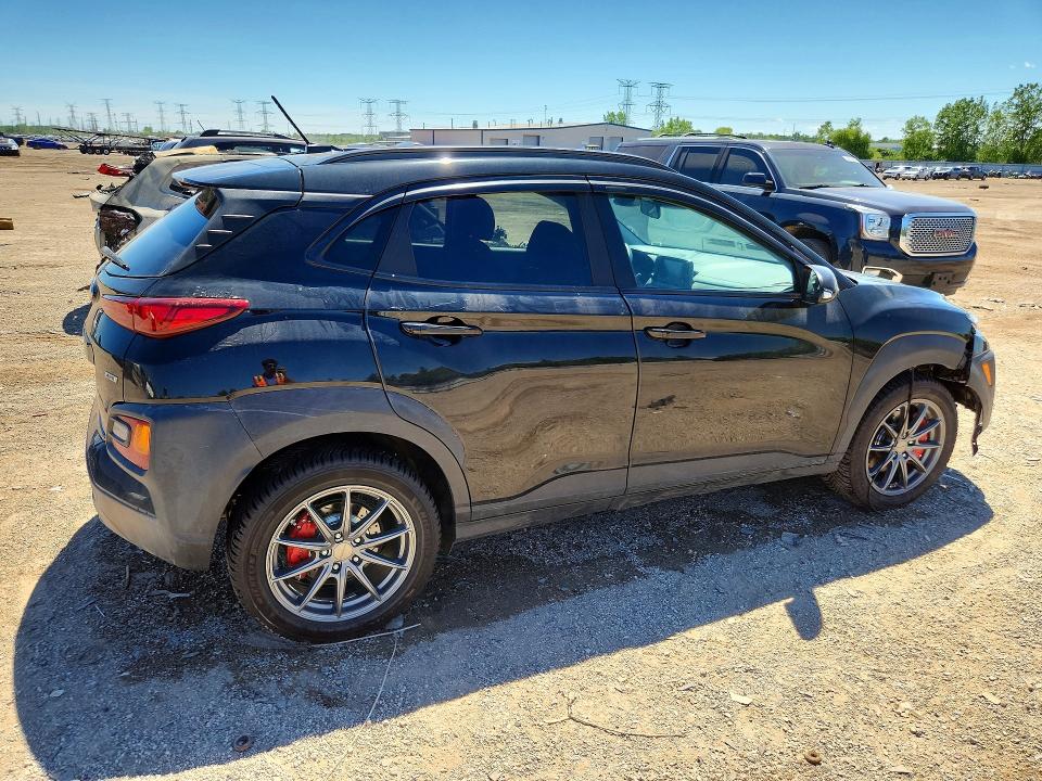 2020 Hyundai Kona VIN KM8K2CAA9LU529337 COPART salvage auction — FRONT END, Il - Salvage Certificate, sold $925 on 2026-07-28 (photo 3)