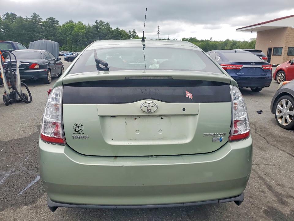 2006 Toyota Prius VIN JTDKB20U967504838 COPART salvage auction — FRONT END, MA - CERT OF TITLE-RECONSTRCTD COLL, sold $325 on 2026-07-21 (photo 6)