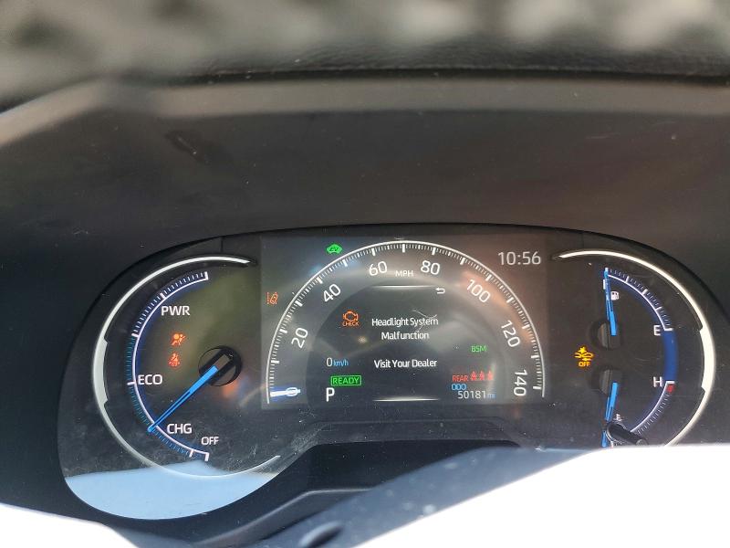 2022 Toyota Rav 4 VIN JTME6RFV8ND535931 COPART salvage auction — FRONT END, Ny - Mv-907A Salvage Certificate, sold $4,600 on 2026-07-23 (photo 9)