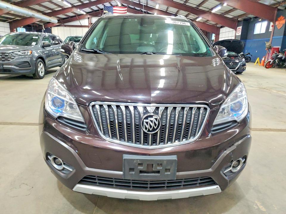 2015 Buick Encore VIN KL4CJGSB5FB267966 COPART salvage auction — FRONT END, Ma - Certificate Of Title, sold $1,850 on 2026-07-14 (photo 5)