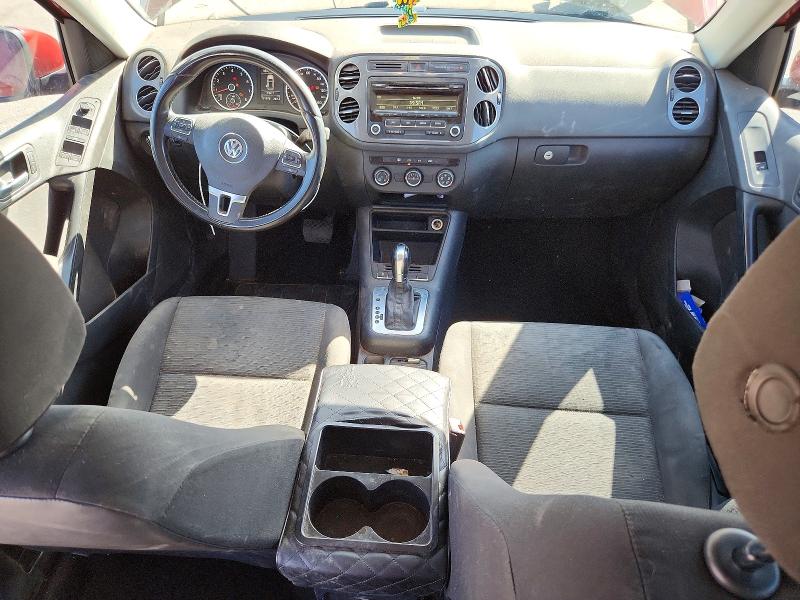 2013 Volkswagen Tiguan VIN WVGAV7AX7DW020125 COPART salvage auction — FRONT END, Az - Cert Of Title - Salvage, sold $175 on 2026-07-24 (photo 8)