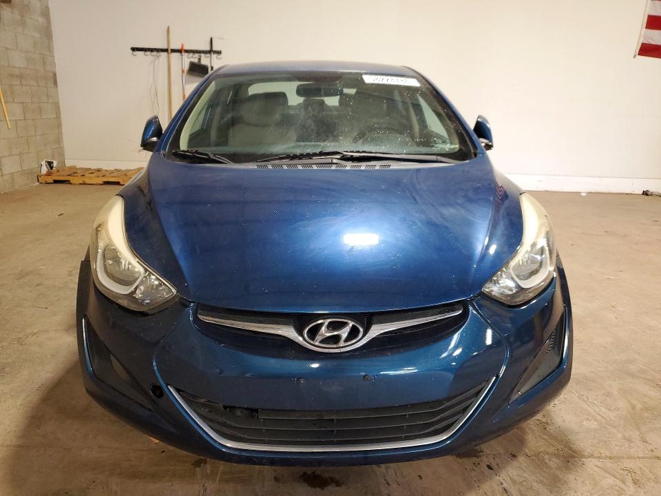 2016 Hyundai Elantra VIN KMHDH4AE9GU649287 COPART salvage auction — VANDALISM, PA - CERTIFICATE OF SALVAGE, sold $250 on 2026-07-19 (photo 5)