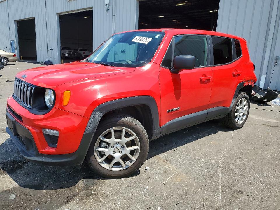2023 Jeep VIN ZACNJDB14PPP62877 COPART salvage auction — REAR END, Id - Salvage Certificate Of Title, sold $4,800 on 2026-08-12 (photo 1)