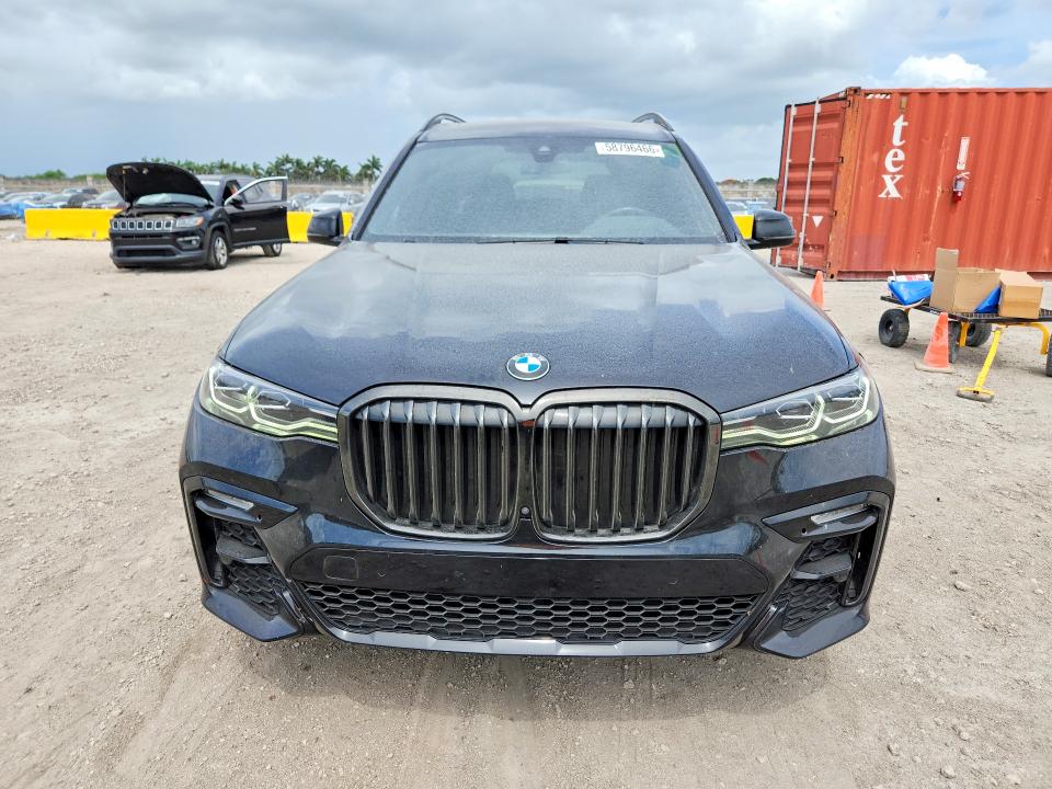 2022 BMW X7 VIN 5UXCW2C05N9J59746 COPART salvage auction — REAR END, Fl - Cert Of Title Slvg Rebuildable, sold $35,000 on 2026-07-08 (photo 5)