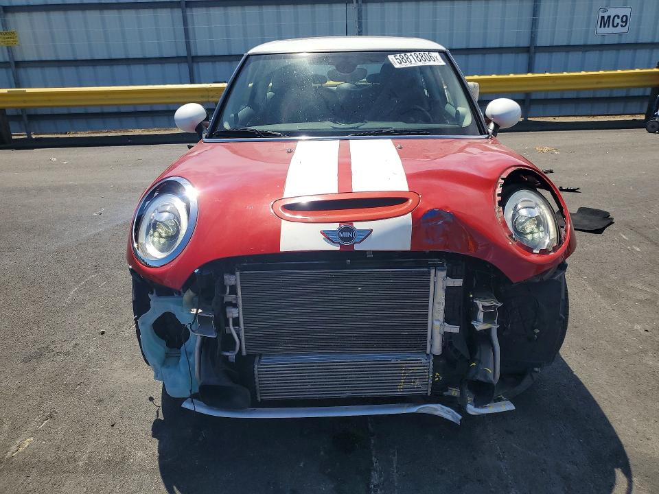 2018 Mini Cooper VIN WMWXP7C59J2A48970 COPART salvage auction — FRONT END, Ca - Salvage Certificate, sold $3,450 on 2026-07-22 (photo 5)