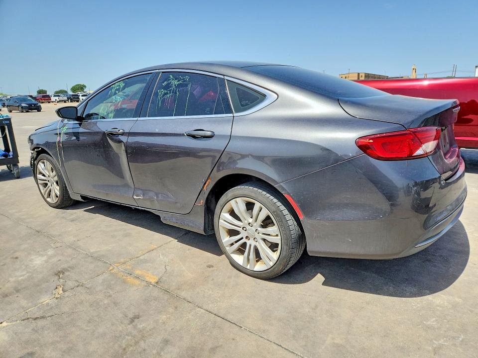 2015 Chrysler 200 VIN 1C3CCCAB8FN639118 COPART salvage auction — FRONT END, Tx - Salvage Vehicle Title, sold $925 on 2026-07-09 (photo 2)