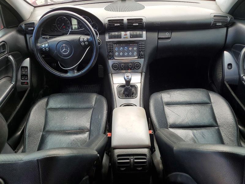 2005 Mercedes-benz C class VIN WDBRF40J35F713063 COPART salvage auction — REAR END, Ca - Salvage Certificate, sold $525 on 2026-07-06 (photo 8)