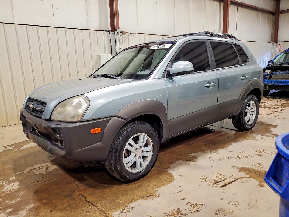 2006 Hyundai Tucson VIN KM8JN12D86U271929 COPART salvage auction — FRONT END, Pa - Certificate Of Salvage, sold $1,100 on 2026-07-24 (photo 1)