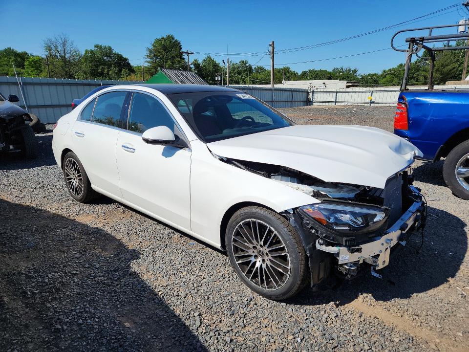 2023 Mercedes-benz C-klasse VIN W1KAF4HB9PR081916 COPART salvage auction — FRONT END, Nj - Cert Of Title-Salvage, sold $375 on 2026-07-21 (photo 4)