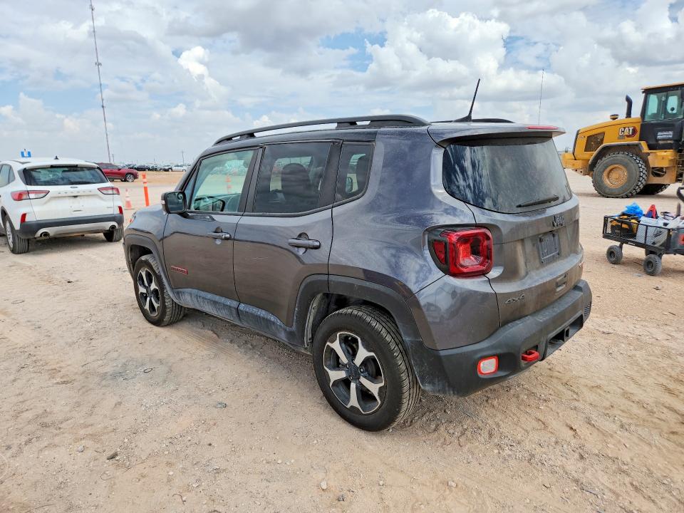 2021 Jeep Renegade VIN ZACNJDC11MPM71392 COPART salvage auction — FRONT END, Tx - Salvage Vehicle Title, sold $5,200 on 2026-08-19 (photo 2)