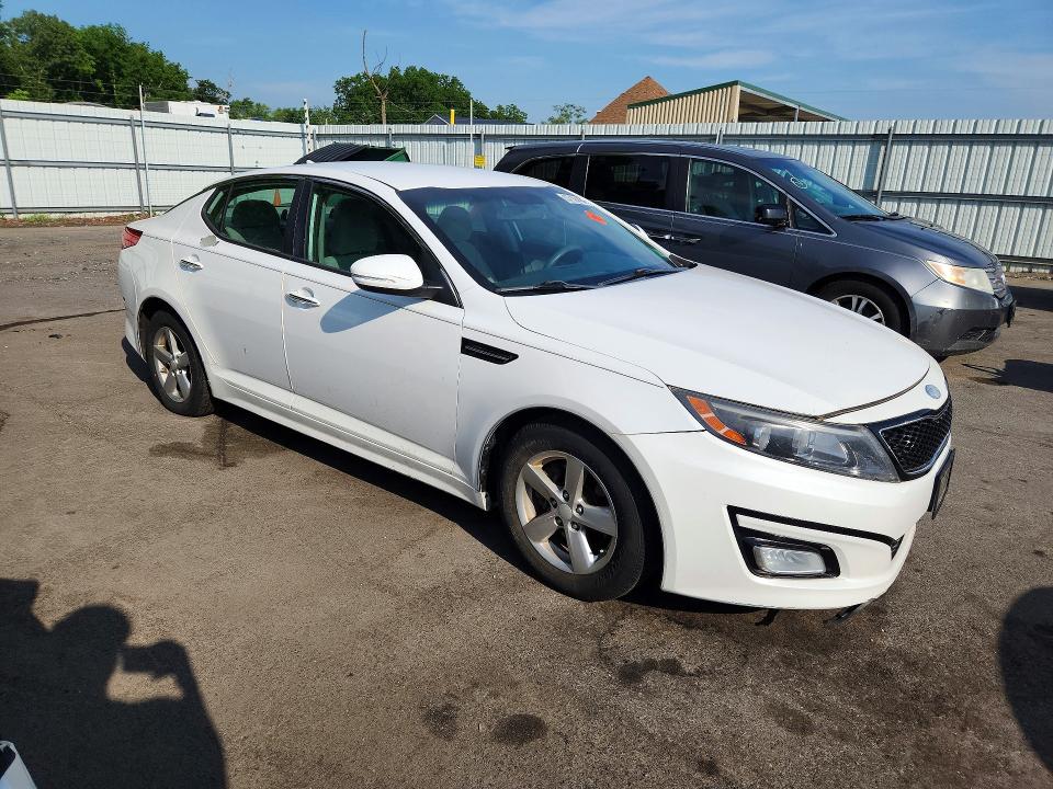 2015 Kia Optima VIN 5XXGM4A75FG364203 COPART salvage auction — FRONT END, Nj - Cert Of Title-Salvage, sold $300 on 2026-07-30 (photo 4)