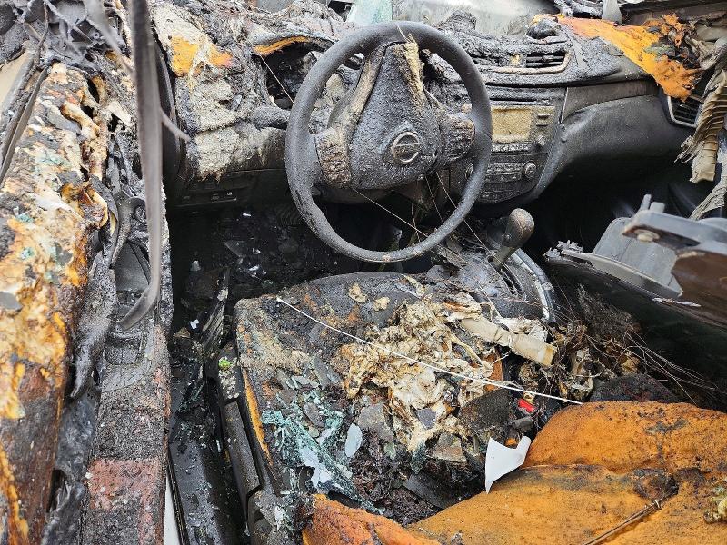 2016 Nissan Rogue sport VIN KNMAT2MV1GP643858 COPART salvage auction — Burn Engine, Co - Public - Nonrepairable, sold $250 on 2026-07-13 (photo 8)