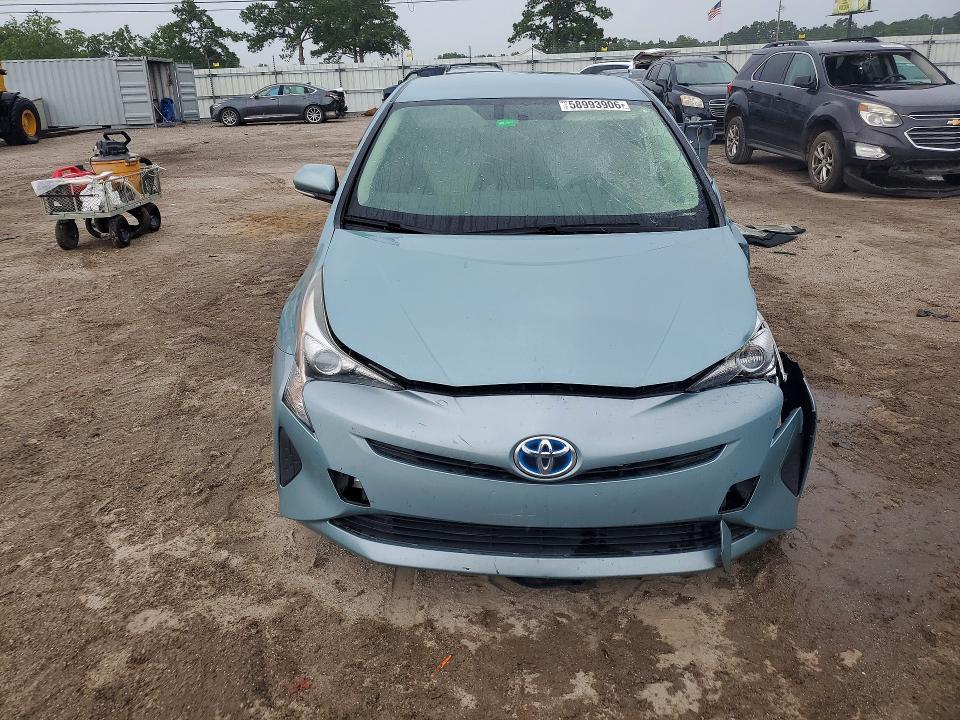 2016 Toyota Prius VIN JTDKARFU1G3003809 COPART salvage auction — SIDE, AL - CERT OF TITLE-SALVAGE TITLE (P), sold $2,250 on 2026-07-09 (photo 5)