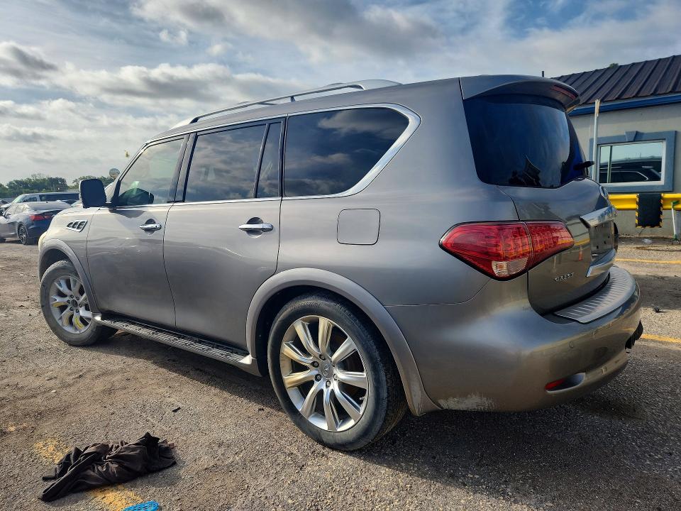 2013 Infiniti Qx56 VIN JN8AZ2NFXD9531411 COPART salvage auction — WATER/FLOOD, Ks - Certificate Of Title, sold $900 on 2026-07-22 (photo 2)