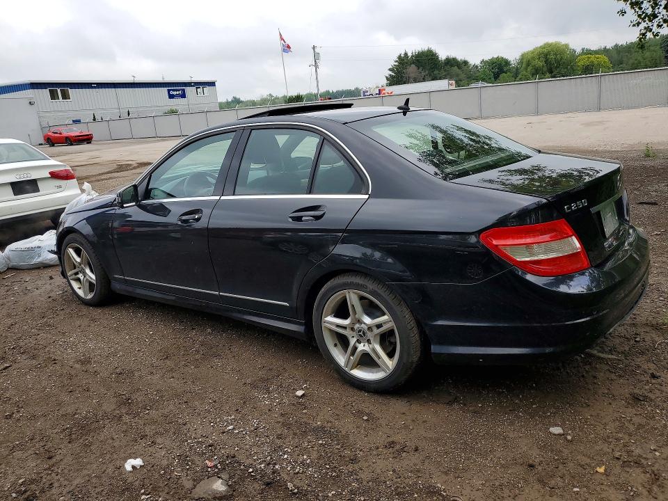 2011 Mercedes-benz C class VIN WDDGF5CB8BA512292 COPART salvage auction — FRONT END, ON - PERMIT SALVAGE, sold $700 on 2026-08-18 (photo 2)