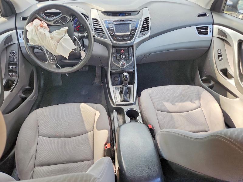 2015 Hyundai Elantra VIN KMHDH4AE8FU455879 COPART salvage auction — FRONT END, Oh - Cert Of Title-Salvage, sold $700 on 2026-07-15 (photo 8)