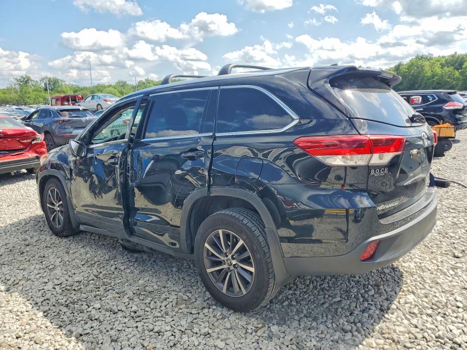 2018 Toyota Highlander VIN 5TDJZRFH6JS548501 COPART salvage auction — ROLLOVER, Ma - Cert Of Title-Salvage, sold $9,100 on 2026-07-02 (photo 2)
