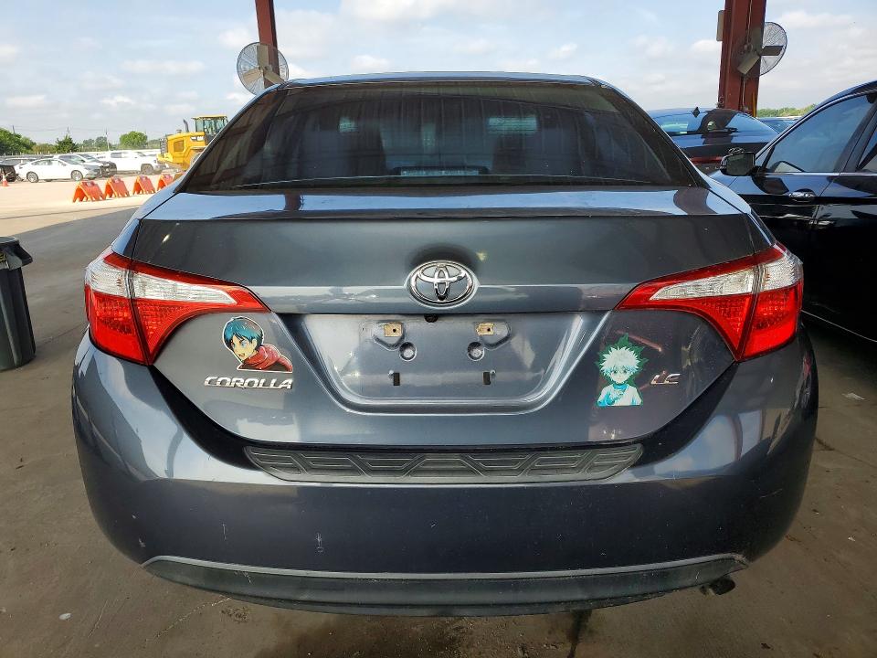 2014 Toyota Corolla VIN 5YFBURHE0EP068555 COPART salvage auction — FRONT END, Tx - Certificate Of Title, sold $1,500 on 2026-07-07 (photo 6)