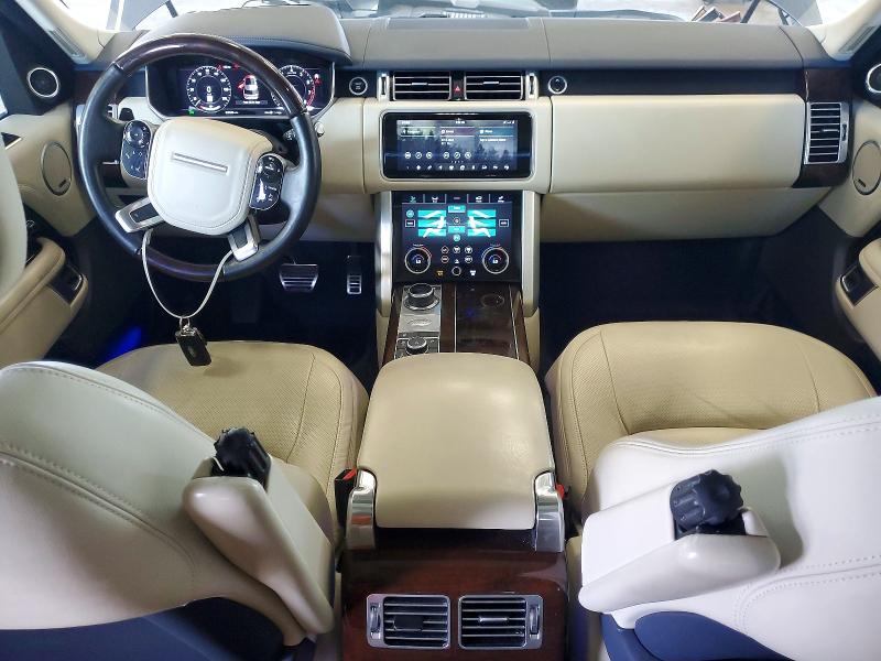 2021 Land rover RANGE ROVER VIN SALGS2SE3MA450344 COPART salvage auction — FRONT END, MN - CERT OF TITLE-SALVAGE, sold $26,000 on 2026-09-22 (photo 8)
