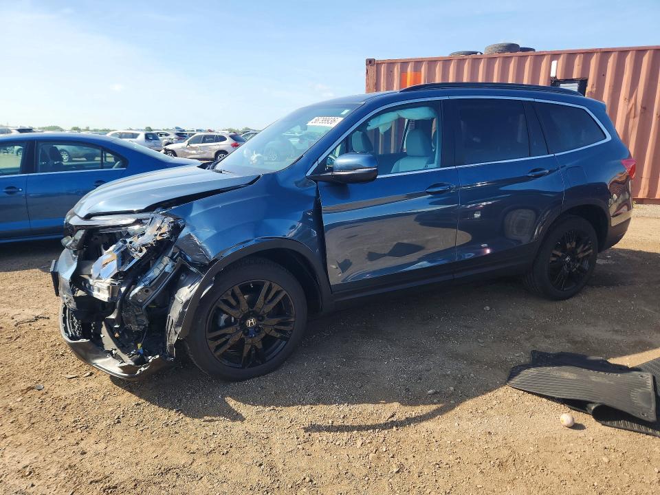 2022 Honda Pilot VIN 5FNYF6H29NB046610 COPART salvage auction — FRONT END, IL - SALVAGE CERTIFICATE, sold $13,400 on 2026-07-28 (photo 1)
