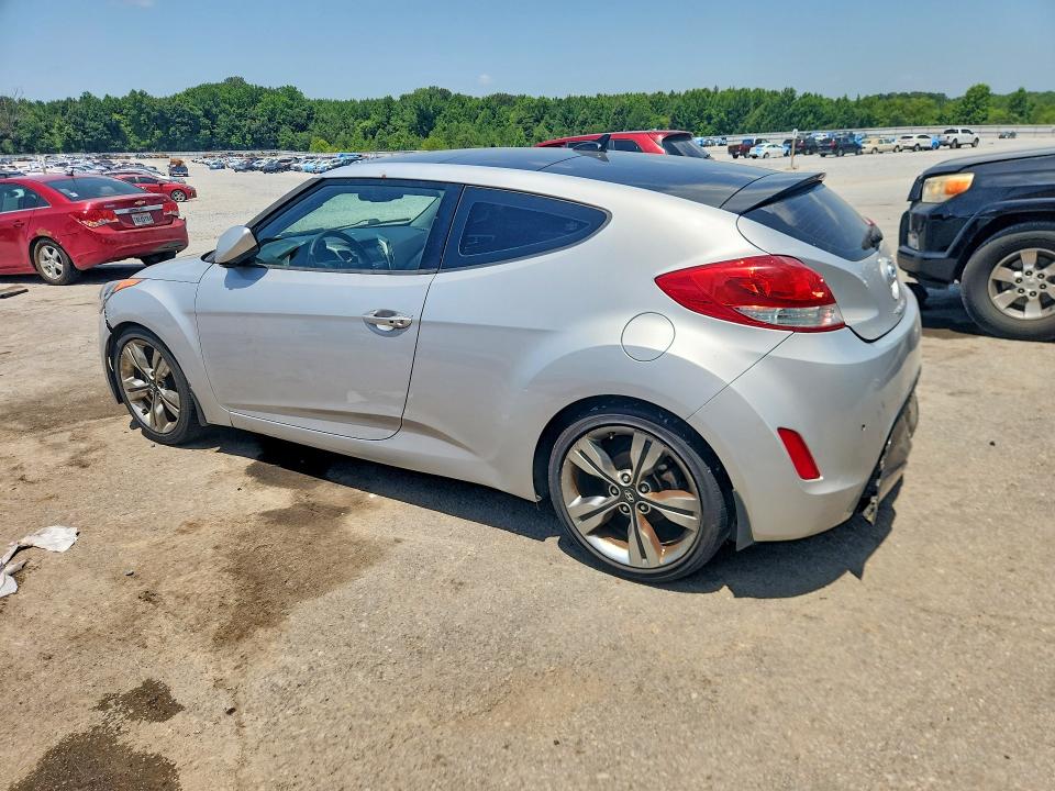 2013 Hyundai Veloster VIN KMHTC6AD2DU166913 COPART salvage auction — FRONT END, MT - CERTIFICATE OF TITLE, sold $250 on 2026-07-28 (photo 2)