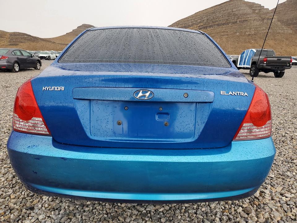 2004 Hyundai Elantra VIN KMHDN46D14U873335 COPART salvage auction — FRONT END, Nv - Salvage Title, sold $175 on 2026-07-27 (photo 6)