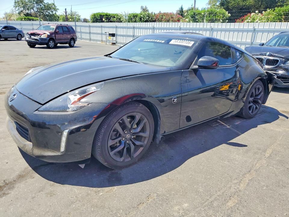 2020 Nissan 370z VIN JN1AZ4EH0LM820837 COPART salvage auction — REAR END, CA - SALVAGE CERTIFICATE, sold $5,500 on 2026-07-21 (photo 1)
