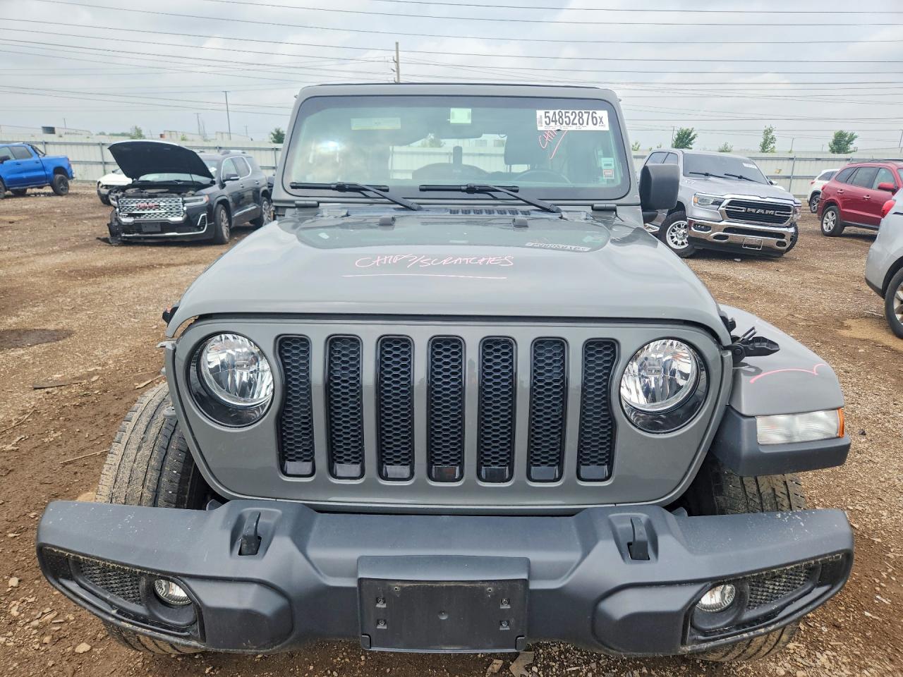 2020 Jeep Wrangler Unlimited VIN 1C4HJXEN2LW330558 COPART salvage auction — All Over, IL - SALVAGE CERTIFICATE, sold $8,800 on 2026-07-02 (photo 5)