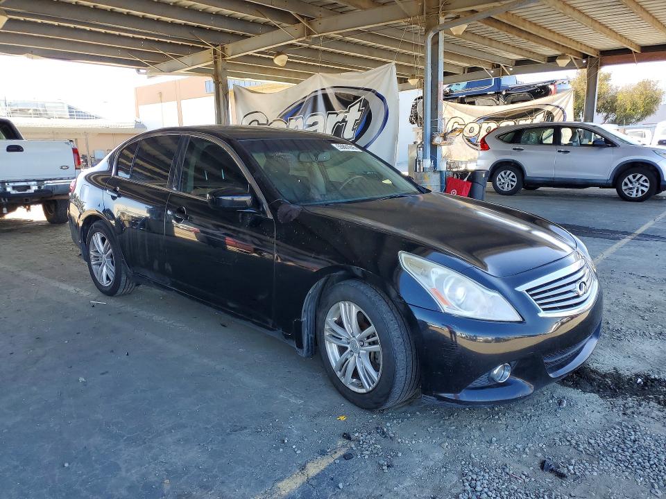 2013 Infiniti VIN JN1CV6AP4DM714275 COPART salvage auction — MINOR DENT/SCRATCHES, Ca - Dlr/Dis/Exp Only Salvage Title, sold $2,750 on 2026-07-21 (photo 4)