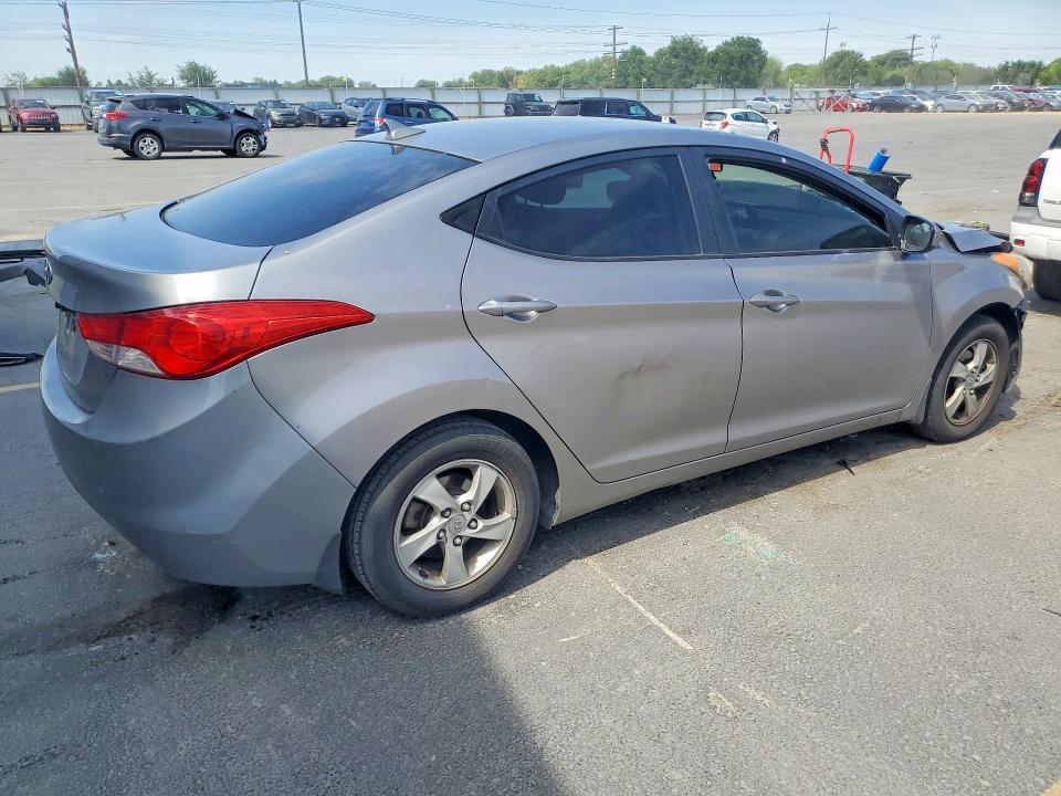 2013 Hyundai Elantra VIN KMHDH4AE5DU942633 COPART salvage auction — FRONT END, ID - SALVAGE CERTIFICATE OF TITLE, sold $875 on 2026-07-02 (photo 3)