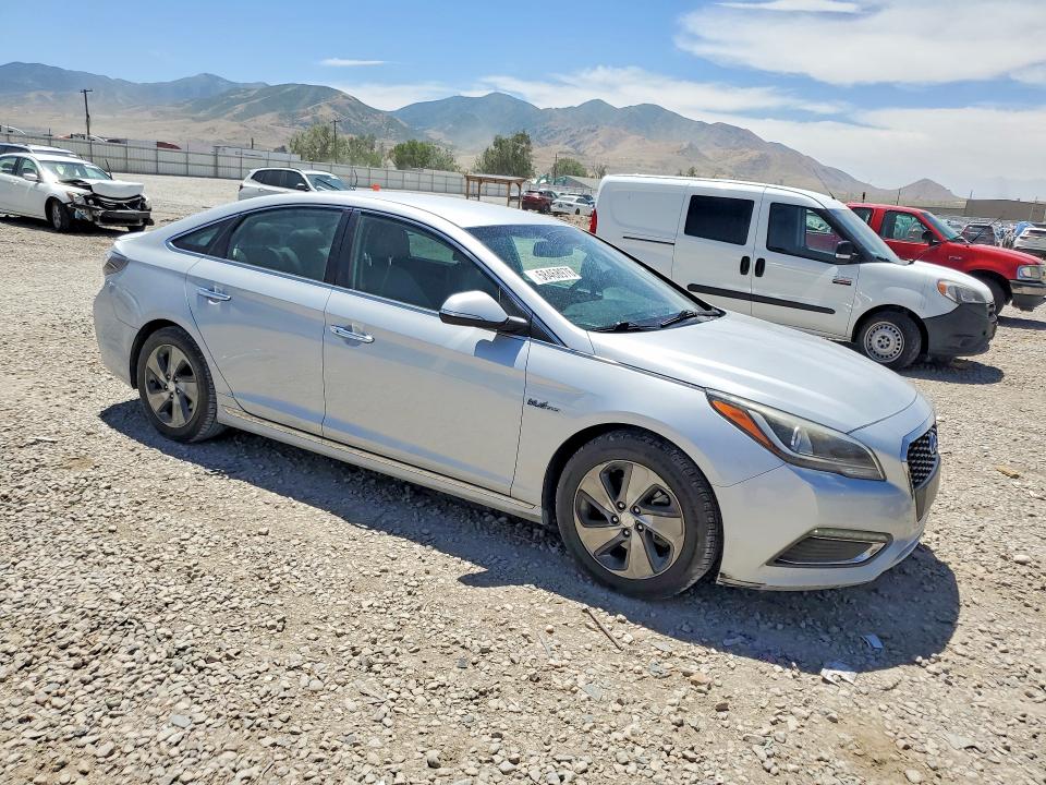 2017 Hyundai Sonata VIN KMHE34L10HA046664 COPART salvage auction — SIDE, Ut - Salvage Certificate, sold $150 on 2026-07-21 (photo 4)