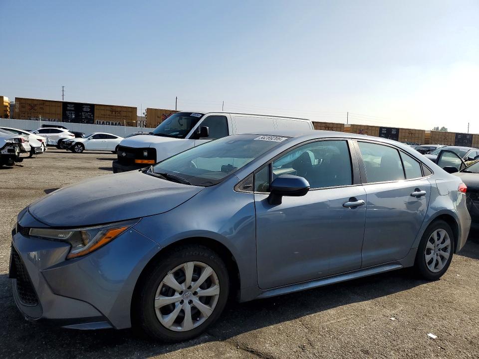 2020 Toyota Corolla VIN 5YFEPRAE1LP094450 COPART salvage auction — SIDE, Ca - Salvage Certificate, sold $4,200 on 2026-07-31 (photo 1)