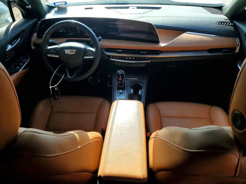2024 Cadillac Xt4 VIN 1GYFZFR40RF159100 COPART salvage auction — SIDE, Tx - Salvage Vehicle Title, sold $15,300 on 2026-07-31 (photo 8)