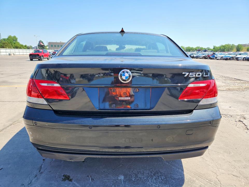 2008 BMW 7er VIN WBAHN83568DT85849 COPART salvage auction — FRONT END, Co - Salvage Title, sold $300 on 2026-07-27 (photo 6)