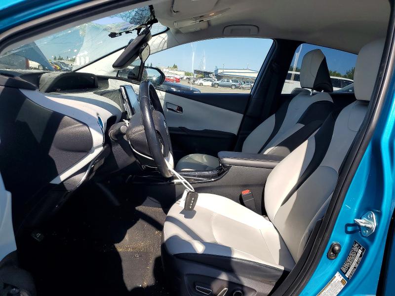 2017 Toyota Prius prime VIN JTDKARFP6H3040513 COPART salvage auction — ROOF, CA - SALVAGE CERTIFICATE, sold $7,000 on 2026-07-14 (photo 7)