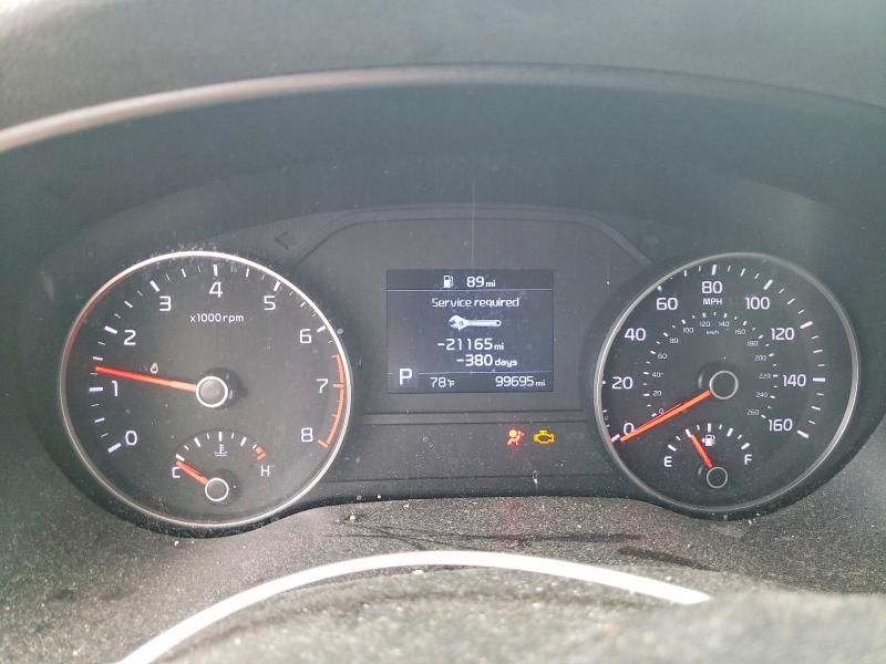 2021 Kia Sportage VIN KNDPMCAC3M7938536 COPART salvage auction — FRONT END, Salvage Title, sold $4,400 on 2026-07-17 (photo 9)
