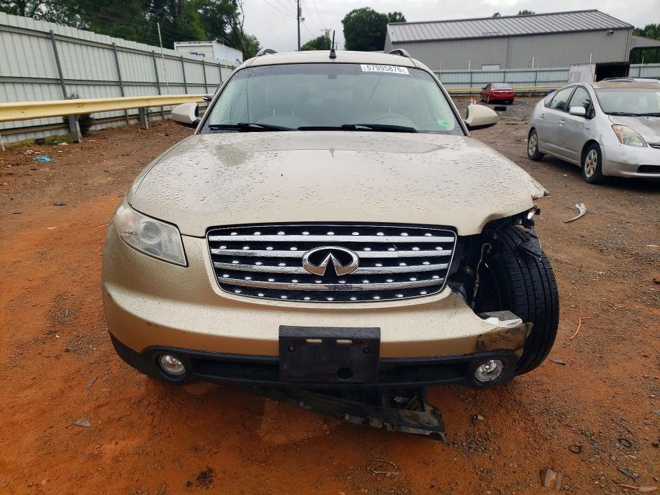 2003 Infiniti Fx35 VIN JNRAS08U43X101589 COPART salvage auction — FRONT END, VA - CERT OF TITLE - SALVAGE, sold $250 on 2026-07-10 (photo 5)