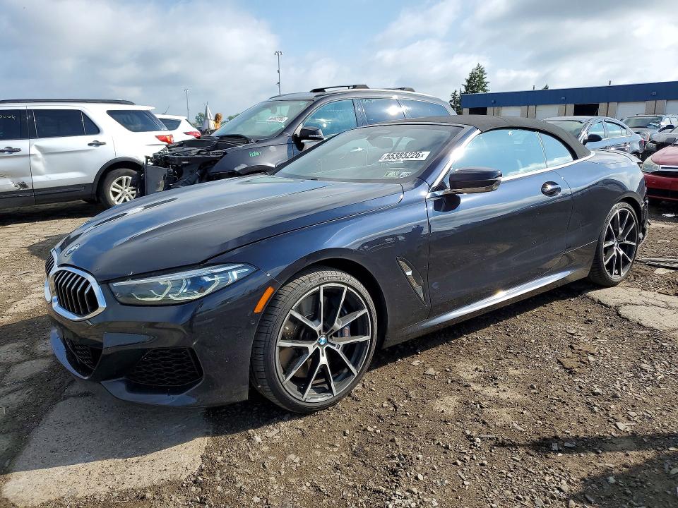 2019 BMW M8 VIN WBAFY4C50KBX39214 COPART salvage auction — REAR END, Mi - Certificate Of Title, sold $27,000 on 2026-07-17 (photo 1)