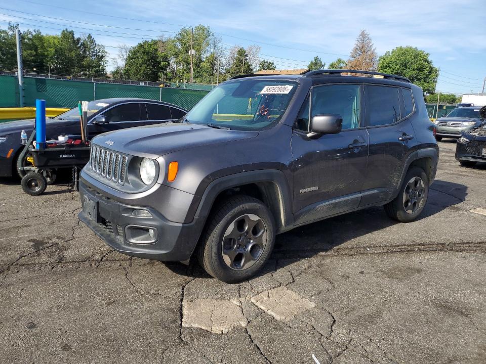 2016 Jeep Renegade VIN ZACCJBBW5GPC93325 COPART salvage auction — MINOR DENT/SCRATCHES, Co - Dis/Dlr/Exp Only Clean Title, sold $1,700 on 2026-07-08 (photo 1)