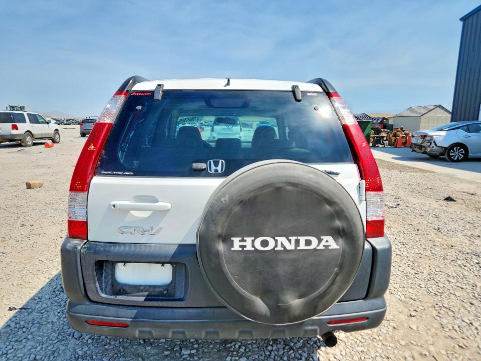 2006 Honda Cr-v VIN JHLRD78866C049034 COPART salvage auction — FRONT END, Ut - Salvage Certificate, sold $1,350 on 2026-07-28 (photo 6)