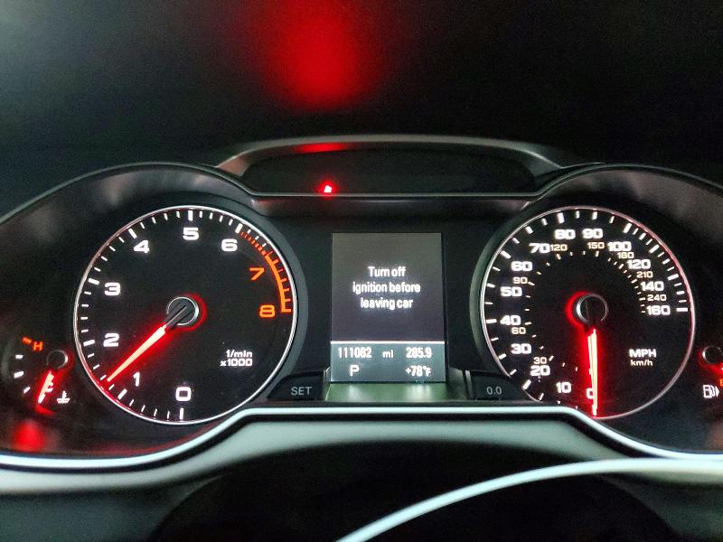 2014 Audi A4 VIN WAUAFAFL9EN034519 COPART salvage auction — FRONT END, Tx - Salvage Vehicle Title, sold $2,000 on 2026-07-02 (photo 9)