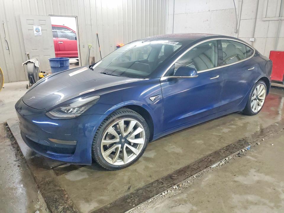 2018 Tesla Model 3 VIN 5YJ3E1EAXJF013699 COPART salvage auction — BURN, Tn - Salvage Certificate, sold $7,100 on 2026-07-07 (photo 1)