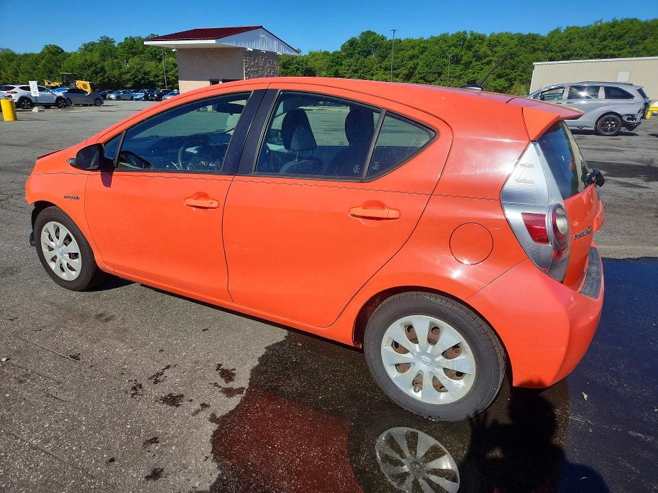 2012 Toyota VIN JTDKDTB31C1002697 COPART salvage auction — FRONT END, Wv - Salvage Certificate, sold $800 on 2026-07-02 (photo 2)