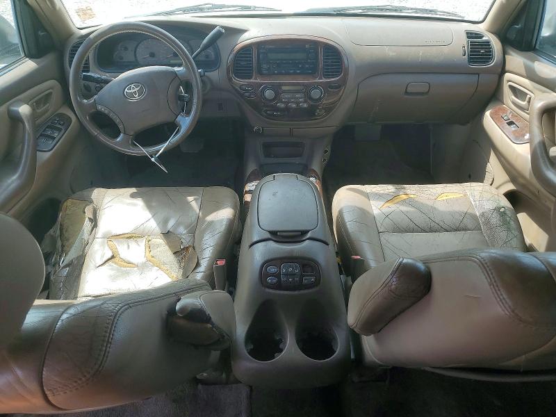 2003 Toyota Sequoia VIN 5TDZT38A63S192426 COPART salvage auction — REAR END, Ms - Cert Of Title-Salvaged, sold $475 on 2026-07-24 (photo 8)