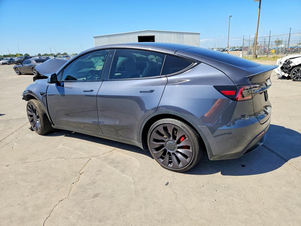 2021 Tesla Model y VIN 5YJYGDEF3MF264002 COPART salvage auction — FRONT END, Ca - Salvage Certificate, sold $6,300 on 2026-07-27 (photo 2)