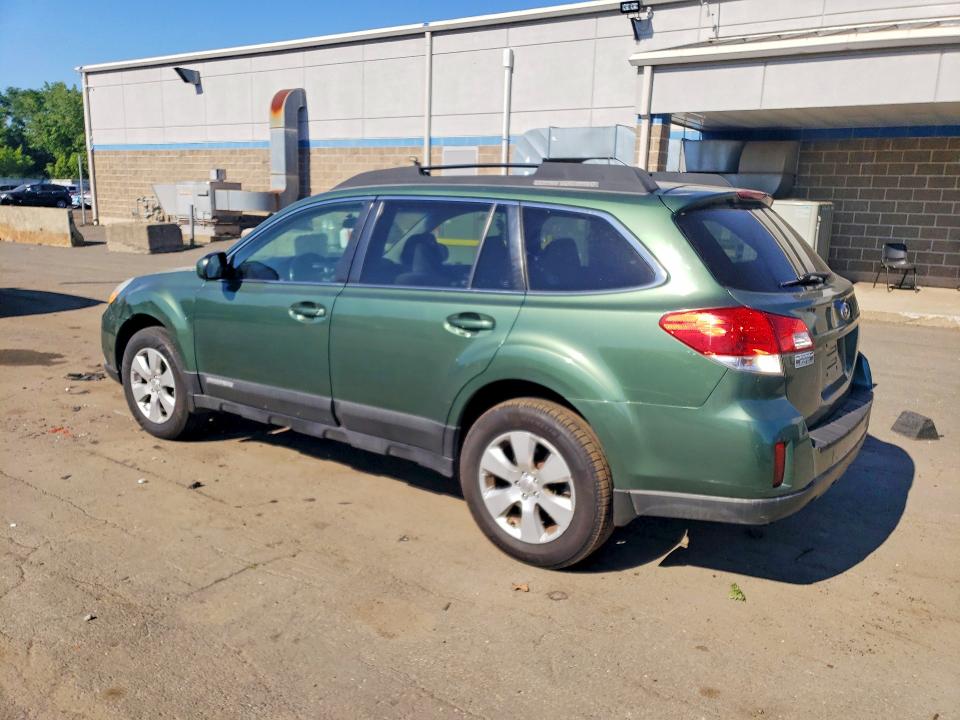 2011 Subaru Outback VIN 4S4BRBCC7B3444814 COPART salvage auction — FRONT END, CT - CERT OF TITLE-SALVAGE, sold $550 on 2026-07-02 (photo 2)