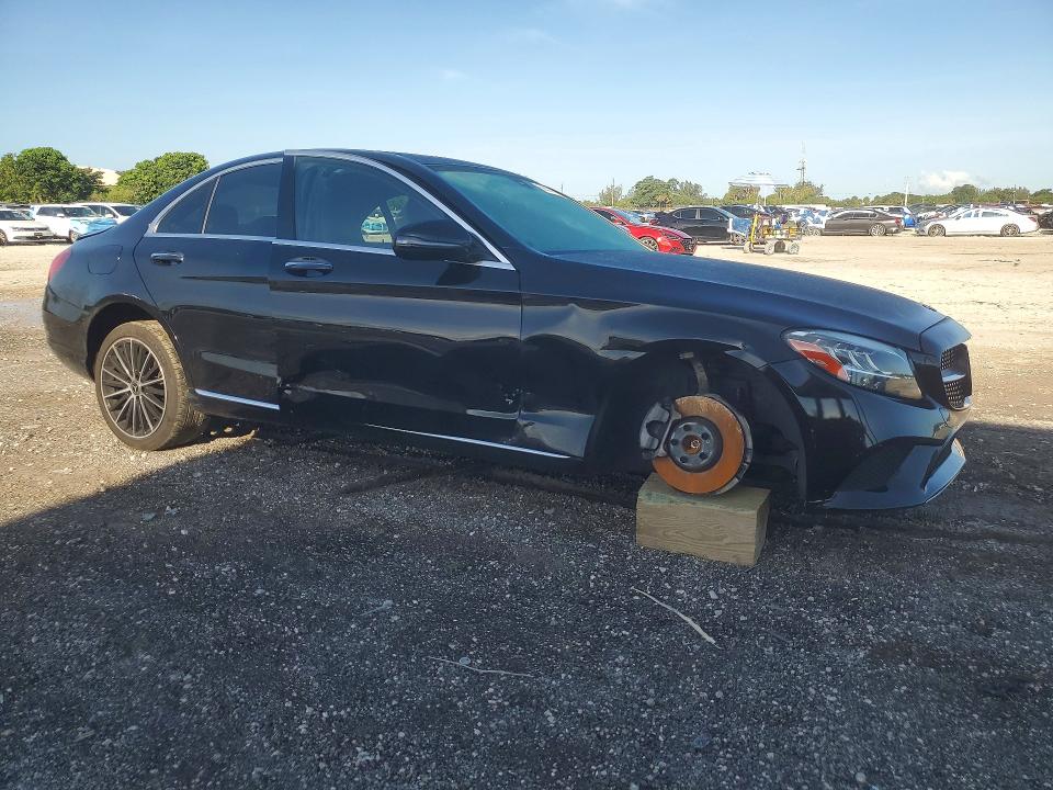 2020 Mercedes-benz C-klasse VIN W1KWF8DB2LR599606 COPART salvage auction — FRONT END, Fl - Cert Of Title Slvg Rebuildable, sold $8,300 on 2026-08-20 (photo 4)