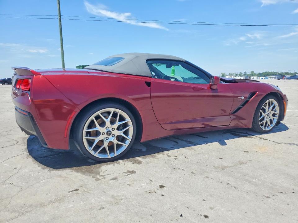 2019 Chevrolet Corvette VIN 1G1YK3D70K5101754 COPART salvage auction — FRONT END, Tn - Salvage Certificate, sold $20,400 on 2026-07-29 (photo 3)