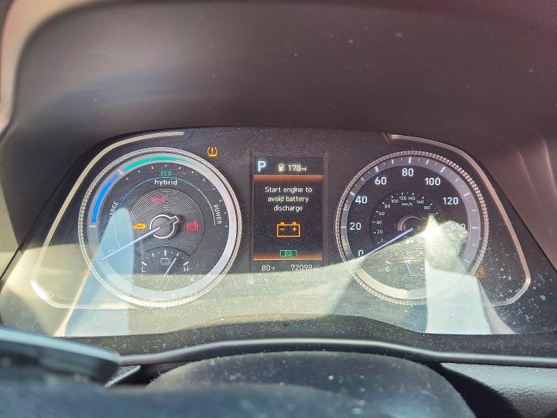 2020 Hyundai VIN KMHL34JJ7LA015706 COPART salvage auction — MECHANICAL, Wv - Certificate Of Title, sold $4,750 on 2026-07-27 (photo 9)