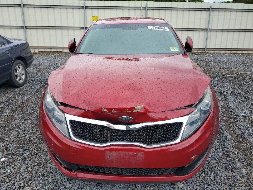 2011 Kia Optima VIN KNAGM4A79B5086756 COPART salvage auction — FRONT END, NJ - CERT OF TITLE-SALVAGE (P), sold $350 on 2026-07-02 (photo 5)